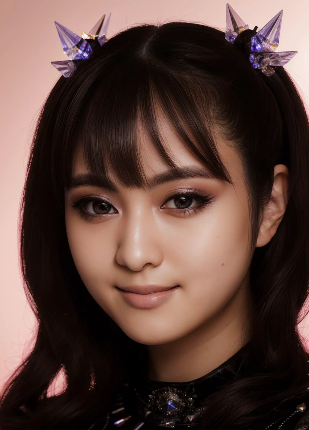 <lora:moakiku (4):1>moakiku, professional head shot, perfect eyes, highly detailed beautiful expressive eyes, detailed eyes, glamorous hair, perfection gorgeous smile, light makeup, good atmosphere. large depth of field, deep depth of field, , (8k, RAW photo, best quality, depth of field, ultra high res:1.2), intricate, photorealistic, masterpiece, ultra-detailed), crisp, vivid lighting
