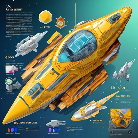 <lora:popularTrainedOnTheMost_v10:1>, yellow dress, Style-Info, masterpiece, best quality, (crystal), image fill, space ship, future city