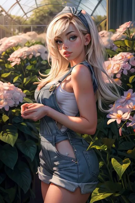 Blonde lady of the cacti