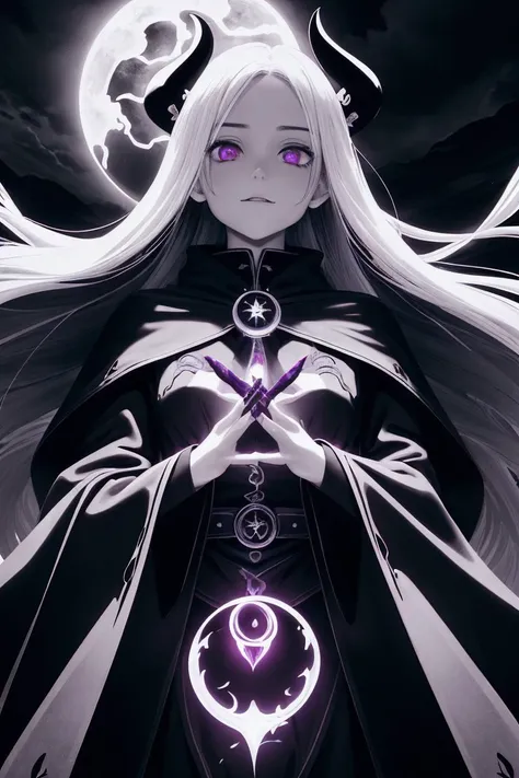 ASCIIportrait, solo, half shot, looking up, detailed background, detailed face, (<lyco:horrorbundlev4:0.3>, BoneyardAI, bone theme:1.1), (glowing eyes:1.05), large wide eyes, necromancer, cultist, dark necromancer robes, pendant, conjuring, dynamic pose, pentagram, glowing dark magical crystals, arcane essence, floating particles, purple gathering necrotic energy, calling forth evil souls, ominous hellfire background, wind, dark glowing aura, ethereal atmosphere,