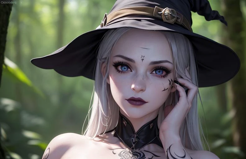 (masutepiece), (Piece of art), (Amazing work), (Detailed eyes), (Delicate skin), (Colorful eyes), (short white hair with bangs), (Sparkling eyes), (1girl in) ,(tiny chest),Skinny Legs,With witch's hat, oud, old, Wear extravagant medieval clothing, masutepiece, Best Quality, The best Desinger, Best Illustration,a man appears,man and woman oral,,Yodare,pissing,facial cum shot,Intense Sex,Doggie style