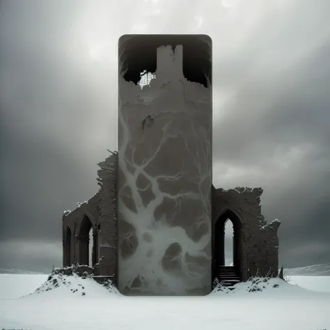 highly detailed photograph of a mysterious ruined castle overlooking a white barren tree, hyperdetailed award winning fantasy landscape photograph, gothic horror, dark fantasy art, masterpiece painting, elden ring, lord of the rings, art by Michael whelan,  <lora:add_detail:-0.5> <lora:DestroyedPortrait-000150:0.5>
