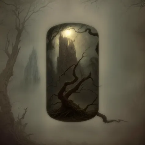highly detailed photograph of a mysterious ruined castle overlooking a twisted dead tree, hyperdetailed award winning fantasy landscape photograph, gothic horror, dark fantasy art, masterpiece painting, elden ring, lord of the rings, art by Michael whelan, <lora:add_detail:0.7> <lora:DestroyedPortrait-000150:0.5>