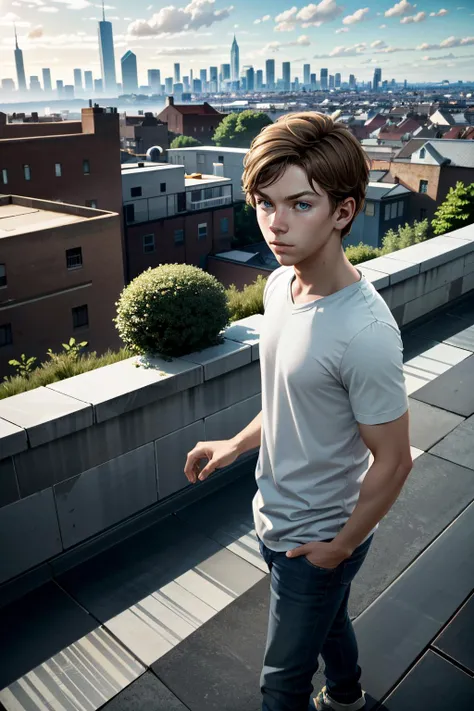 ((ultra detailed, masterpiece, absurdres))
<lora:DPLHAndrew:0.9>
DPLHAndrew, 1boy, short hair, blue eyes, Rooftop Garden with Skyline Views