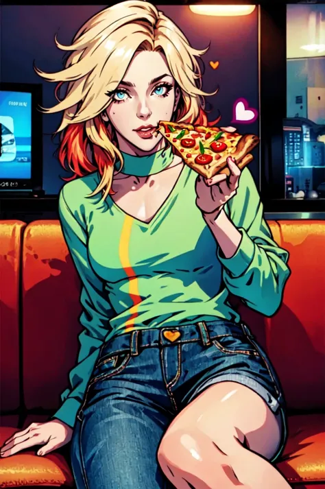 detailed face, detailed eyes, official art, Pizza-TV-Couch GenderFreeVibes FunCensorship