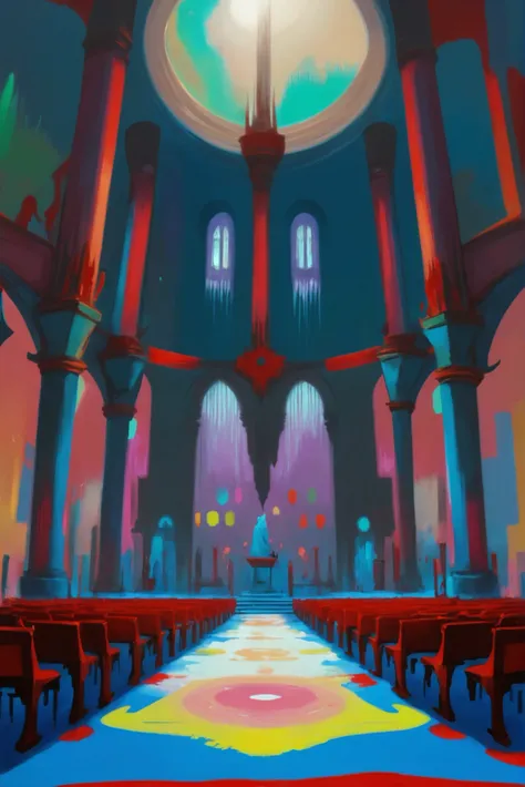 digital painting, epic fantasy, Convocation Room \(room\) <lora:EnvyStarlightConfetti01:1>