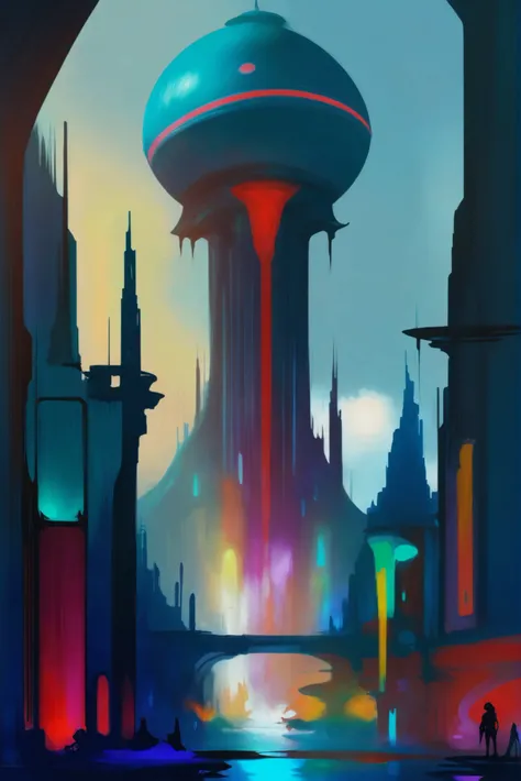 digital painting, epic fantasy, scifi city<lora:EnvyStarlightConfetti01:1>
