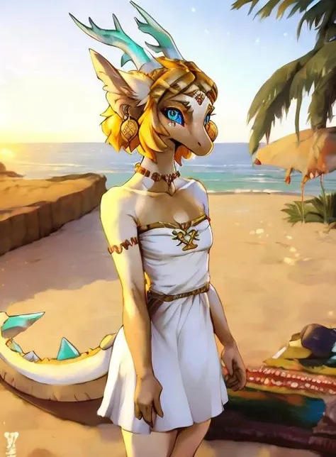 Princess zelda Light dragon antropomorfica form
