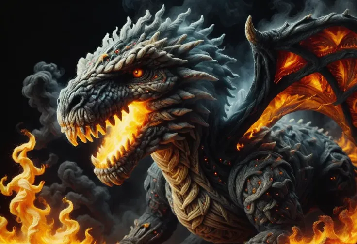 hyper detailed masterpiece, dynamic, awesome quality,zwuul, mummy, supernatural being, shapeshifting abilities, appears as smoke or fire, monstrous appearance, magical supernatural powers, air and fire elements, powerful and mysterious, dynamic <lora:zwuul:0.85>