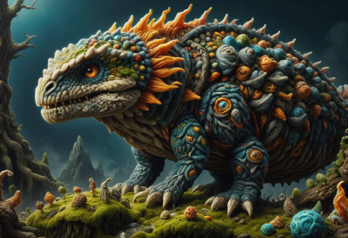 hyper detailed masterpiece, dynamic, awesome quality,zwuul, hyper detailed masterpiece, dynamic realistic digital art, awesome quality,prodigy parasite larvae hogwarts,volcanic whimsical wonderland,global influences bastion of vision anti-aliasing,tsunami, wildlife <lora:zwuul:0.85>
