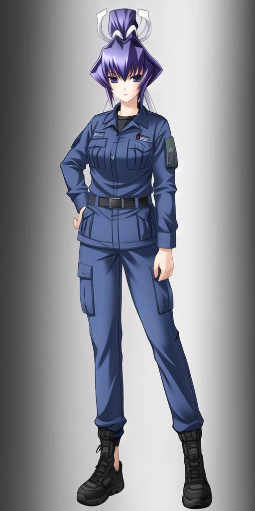 masterpiece, best_quality, highres, <lora:MitsurugiMeiya:0.7>, MitsurugiMeiya, solo, hair_ribbon, MilitaryUniform