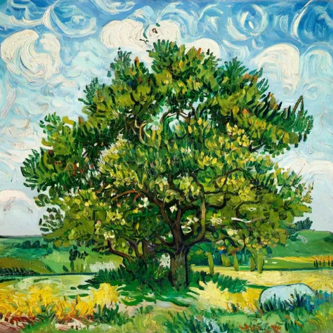 ((Best quality)), ((masterpiece)), vg, painting, tree <lora:vincent_van_gogh_xl:1>