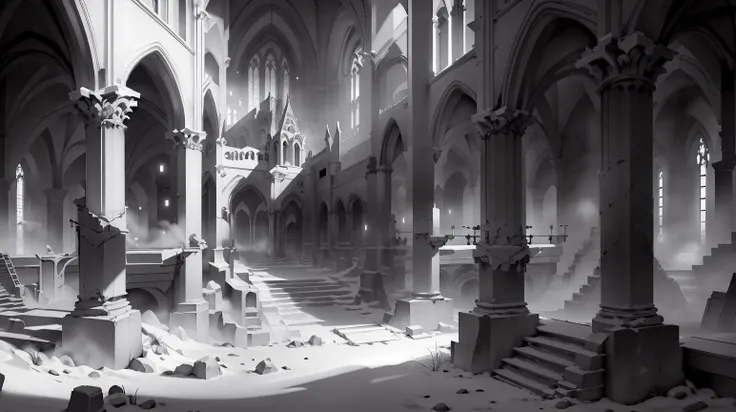 <lora:WhiteboxStyle:0.8> WhiteboxStyle, cathedral monochrome