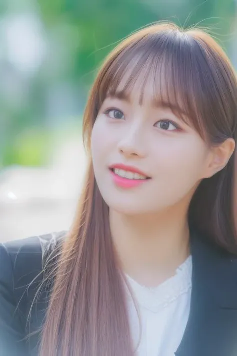black hair,bangs,<lora:loonaChuuV1:1>,Chuu,(close-up photo:1.2),(pov:1.1),korean, woman, complex 3d render ultra detailed, (smile:1.1), portrait of beautiful woman, moody portrait, striking features, beauty, intricate details, dramatic composition, tension, contrast, texture, realism, high-quality rendering, stunning art, high quality, film grain, Fujifilm XT3,swirly bokeh,(realistic, photo-realistic:1.4),RAW photo,physically-based rendering,(looking at viewer:1.4),(8k, best quality, masterpiece:1.2),(full body shot:1.1),octane render,extremely detailed CG, unity 8k wallpaper,in forest,(studio soft light,sunlight:1.1),standing,(a girl is wearing wedding dress:1.5),hyper realistic detail shiny skin,ultra detailed,(ultra realistic:1.1),(intricate:1.2),(photorealistic:1.1),1girl,(skinny:1.3),detailed background