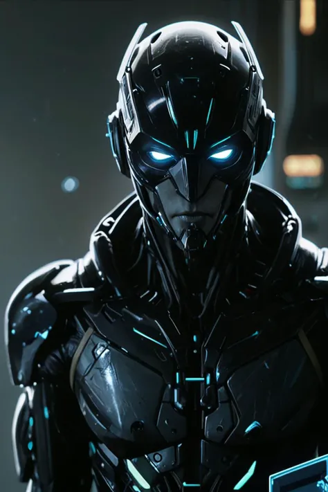 (upperbody:1.4),holodrift,cyberbody,cablelink,dark abstract cyberpunk pattern in the background,fog,depth of field,retro-futurism,Hands in pockets pose,<lora:Neon_Cyberpunk_SDXL:0.6>,masterpiece,best quality,ultra high res,(photorealistic, realistic:1.2),deep shadow,raw photo,film grain,Fujifilm XT3,8k uhd,dslr,watercolor sketch in artistic style,large strokes,finalized with ink,fine lines,<lora:1 Cyborg skeleton 2_v1>,ruanyi0215,robot,<lora:2077_any_02:1>,cyberpsychosis,<lora:Cyberpunk 2077:0.6>,cyberpunk 2077,<lora:zyd232_CyberneticJawless_v1_1:1.5>,Cybernetic_Jawless,mask,mechanical parts,cybernetic,dynamic pose,backlight,
