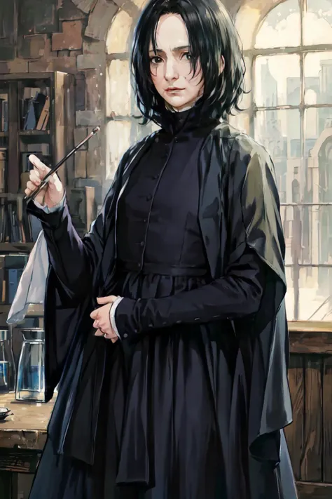 (best quality, masterpiece, RAW photo,ultra-detailed:1.2), <lyco:GoodHands-beta2:1.0>,1girl, looking at viewer,
<lyco:snape_v1.0:1.0>Severus Snape, GS-Girlish