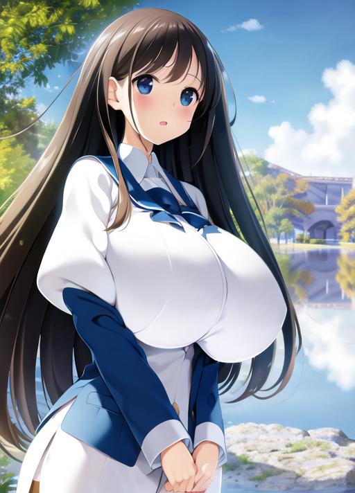 kobayashi ritsu style (saki) / 小林立スタイル(咲-saki-) / chichibukuro / 乳袋 v1.0