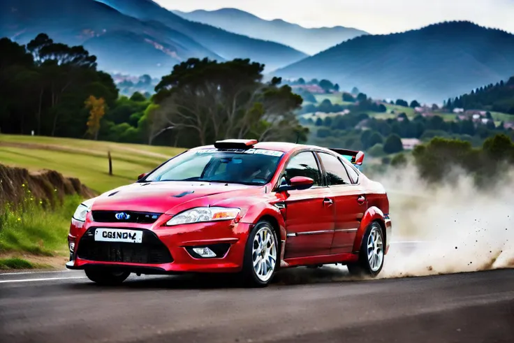 (((STANCE))) MONDEO4 masterpiece,best quality,official art,extremely detailed CG unity 8k wallpaper,illustration, ((TUNED RALLY car)), bright, sports car, vehicle focus, road, ((need for speed)),((NFS)), moving, wet, (((NIGHT))),neon lights,drift, <lora:MONDEO4:.8>