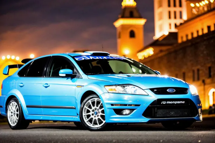 MONDEO4 masterpiece,best quality,official art,extremely detailed CG unity 8k wallpaper,illustration, ((TUNED RALLY car)), bright, sports car, vehicle focus, road, ((need for speed)),((NFS)), moving, wet, (((NIGHT))),neon lights,drift, <lora:MONDEO4:.8>
