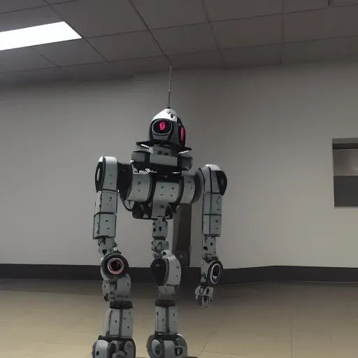 <lora:Reaverbots-000009:1> reaverbot inside a building