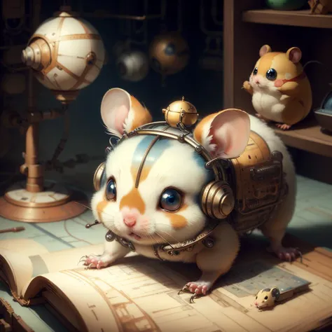 <lora:DaVinciTech-25:1>, scifi, davincitech, by leonardo da vinci,
hamster, pokemon \(creature\),