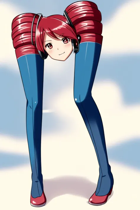 shiteyan'yo, twintails, solo, (kasane teto, red hair, drill_hair:1.1),
 <lyco:shiteyanyo-07:1> <lora:kasane_teto-ep60-gs00240:1>