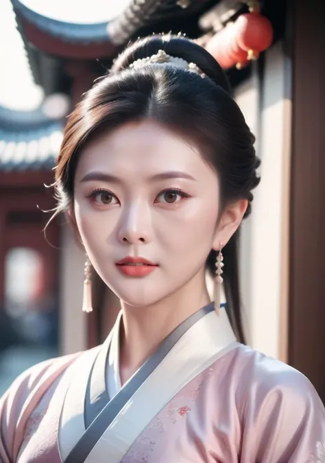 ultra detailed skin,ultra detailed face,actress portrait,hanfu,tang style,gzl,scenery of hong kong city,silver earrings,blush,(<lora:gzl_XL_0_-000003:1>),20yo, gzl,