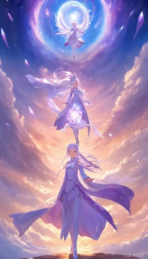 ethereal fantasy concept art of Cinematic scene, hero view, solo, Emilia, Re:Zero <lora:emilia:1>, action pose, detailed background, masterpiece, best quality, high quality, absurdres . magnificent, celestial, ethereal, painterly, epic, majestic, magical, fantasy art, cover art, dreamy