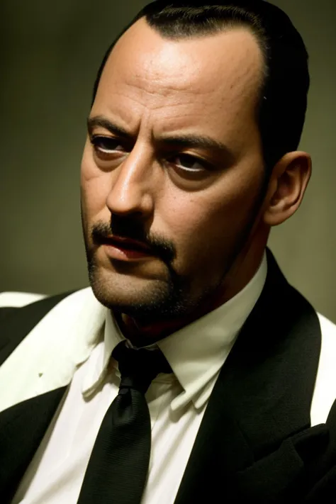 photo of leon <lora:leon_v10:0.75> as a made man of the 1920s chicago mafia