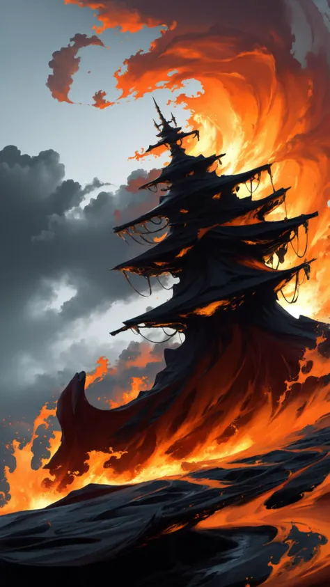 scenery, lava floes in hell, glowing, masterpiece, best quality, intricate detail, absurdres, chromatic aberration, depth of field, soft lighting, tone mapped, highly detailed, artstation, concept art, smooth, sharp focus, dramatic lighting, highly detailed artwork, cinematic, hyper realistic painting, trending on Artstation, 8K, incredible shadows, realistic, (highly detailed background:1.0), professional photography