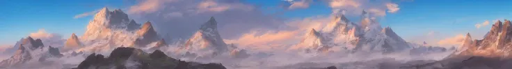 sky, scenery, cloud, outdoors, day,dawn, blue sky, no humans, mountain, landscape, rock