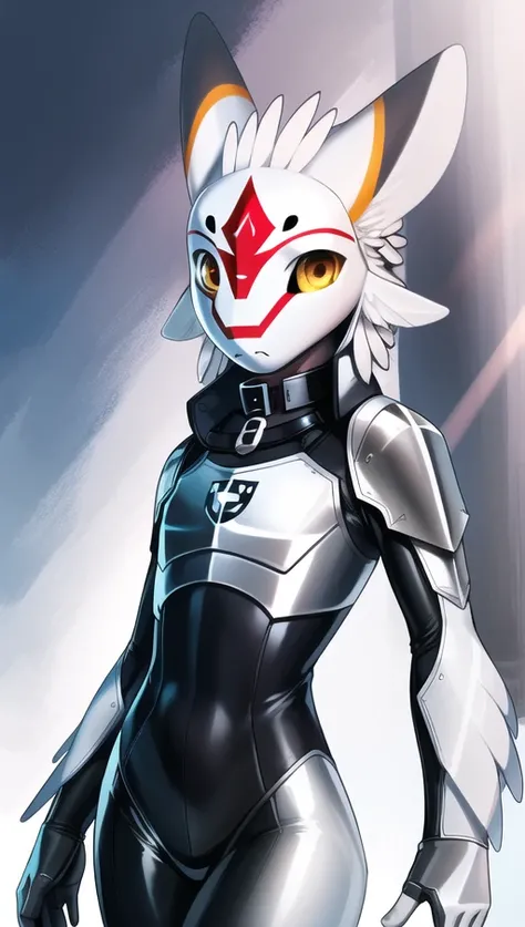 SFW
<lora:avaliLora_avaliv1Medium:1>
(best quality ,highly detailed, amazing quality, 4K, award winning art, Realistic,),
Standing,
Male,
boy,
avali,
avian,
black and white,
Feathers,
tail feathers,
multi ear,
four ears,
wing arms,
anthropomorphic,
fursona,
Cute face,
collar,
orange eye,
blue line on the body,
Face,
White background,
Face close up,
Close face picture,
Templar knight,
Templar suit,
sword,