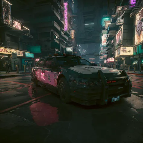 ((Satellite View)),long shot scenic professional photograph of Neon noir neonpunk style Techwear fashion breathtaking concept art cinematic film still night city. SFW. Futuristic Cyberpunk Cityscape. Cyberpunk 2077 Reimagined Image Contest!.
<lora:NightCity:0.2> .
<lora:zyd232_CyberneticJawless_v1_1:0.5>cybernetic.
Aeromobiles. Aerocars. Urban Aircraft. Fleetcars. Sailclouds. Flightmobiles. Cielomotos. Loudspeakers. Aeropolis. Jetvehicles.
high-resolution 4k photograph ,8k.
<lora:ncpdcar2:0.7>ncpdcar,ncpdred,ncpdblue.
Patrollers. Law Units. Criminal hunter. Vehicles of Peace. Interceptors. Poliautos. Watchers. Enforcers. Defenders. Mobile Security. Vigilantes. Maintainers of Order. Authority Vehicles. Street guard. City Squad. Patrol Cars. Surveillance Cars. Highway Agents. Street Controllers. City Defenders. Resolvemobiles. Polymobiles. Highway Officials. Security Cars.
(delightful anatomy:1.1), (gloomy illumination, insane, stunning, dramatic, completed artwork, HQ:1.1), (Apterus anatomy, Dan mumford style:1.2) . shallow depth of field, vignette, highly detailed, high budget, bokeh, cinemascope, moody, epic, gorgeous, film grain, grainy . digital artwork, illustrative, painterly, matte painting, highly detailed . award-winning, professional, highly detailed . Futuristic, cyberpunk, urban, tactical, sleek, dark, highly detailed . cyberpunk, vaporwave, neon, vibes, vibrant, stunningly beautiful, crisp, detailed, sleek, ultramodern, magenta highlights, dark purple shadows, high contrast, cinematic, ultra detailed, intricate, professional . Cyberpunk, dark, rainy streets, neon signs, high contrast, low light, vibrant, highly detailed, perfect viewpoint, highly detailed, wide-angle lens, hyper realistic, with dramatic sky, polarizing filter, natural lighting, vivid colors, everything in sharp focus, HDR, UHD, 64K