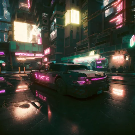 ((Satellite View)),long shot scenic professional photograph of Neon noir neonpunk style Techwear fashion breathtaking concept art cinematic film still night city. SFW. Futuristic Cyberpunk Cityscape. Cyberpunk 2077 Reimagined Image Contest!.
<lora:NightCity:0.5> .
<lora:zyd232_CyberneticJawless_v1_1:0.5>cybernetic.
Aeromobiles. Aerocars. Urban Aircraft. Fleetcars. Sailclouds. Flightmobiles. Cielomotos. Loudspeakers. Aeropolis. Jetvehicles.
high-resolution 4k photograph ,8k.
<lora:ncpdcar2:0.8>ncpdcar,ncpdred,ncpdblue. . shallow depth of field, vignette, highly detailed, high budget, bokeh, cinemascope, moody, epic, gorgeous, film grain, grainy . digital artwork, illustrative, painterly, matte painting, highly detailed . award-winning, professional, highly detailed . Futuristic, cyberpunk, urban, tactical, sleek, dark, highly detailed . cyberpunk, vaporwave, neon, vibes, vibrant, stunningly beautiful, crisp, detailed, sleek, ultramodern, magenta highlights, dark purple shadows, high contrast, cinematic, ultra detailed, intricate, professional . Cyberpunk, dark, rainy streets, neon signs, high contrast, low light, vibrant, highly detailed, perfect viewpoint, highly detailed, wide-angle lens, hyper realistic, with dramatic sky, polarizing filter, natural lighting, vivid colors, everything in sharp focus, HDR, UHD, 64K
