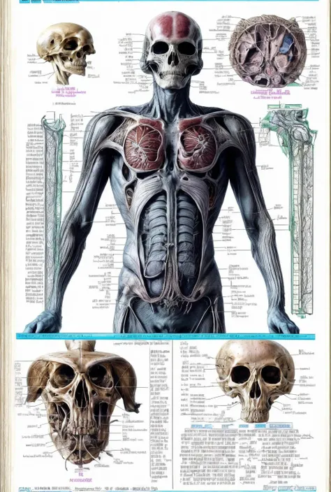bodumedical, <lora:BoduMedical-06:1>, medical, diagram, predator, alien, exoskelleton, callouts, notations, (extremely detailed), flesh, organs <lora:add_detail:1>