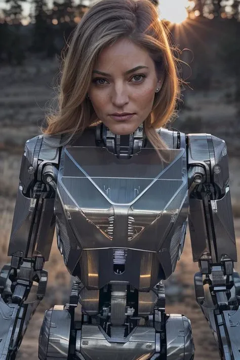 ijustineezarick-1600, young, (cyborg with robot parts:1.6), real, photoshoot, realistic, luminescent, atmospheric scene, masterpiece, best quality, (detail skin texture, ultra-detailed body:1.1), RAW photo, (high detailed skin:1.2), 8k uhd, dslr, film grain, Fujifilm XT3, 1girl, realistic, blurry background, upper body, outdoors, solo focus, depth of field,looking at viewer, sunlight rays, RAW candid cinema, cowboy shot, color graded portra 400 film, remarkable color, ultra realistic, textured skin, remarkable detailed pupils, realistic dull skin noise, visible skin detail, skin fuzz, dry skin, shot with cinematic camera, RAW photo, moebius style muted colors intricate details, hyperdetailed, uhd, dslr, soft lighting, high quality, film grain, Fujifilm XT3