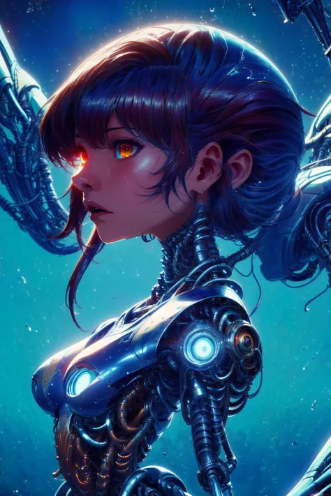 biomechanical style dreamscape cinematic film still (((Ultra-detailed, Hyper-realistic, 8k, highres, masterpiece)))(((epic-Ultra-HD-details, epic-Ultra-HD-highlights, upscaled-resolution, optimal))),heavy rain,<lora:more_details:1>,<lora:More_interesting_backgrounds:0.8>,IBG,<lora:SyFyEye1_v2.0:0.8>,SyFyEye1,<lora:magic_particles:0.8>,magic particles,<lora:translucent_skin:0.8>,translucent skin,mechanical,<lora:bluestyle:0.8>,phblue,scenery,blue theme,,(((text))),((color)),(shading),background,noise,dithering,gradient,detailed,out of frame,ugly,error,Illustration, watermark,(((clean ink anime illustration))),Studio Ghibli,Makoto Shinkai,Hayao Miyazaki,Audrey Kawasaki, shallow depth of field, vignette, highly detailed, high budget Hollywood film, bokeh, cinemascope, moody, epic, gorgeous, film grain, surreal, ethereal, dreamy, mysterious, fantasy, highly detailed, blend of organic and mechanical elements, futuristic, cybernetic, detailed, intricate
