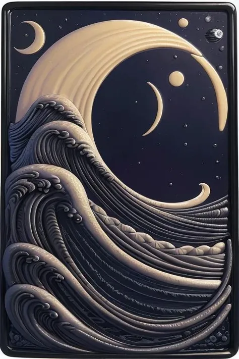waves of the future hitting the present, memories of the past influencing time, flowing from front to back
melted wax
night, moon,