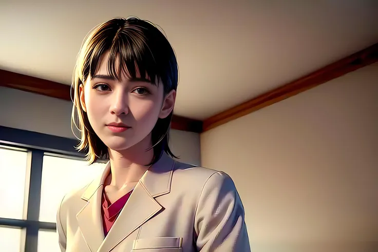 (RAW photo, best quality), (realistic, photo-realistic:1.3), masterpiece, light smile, detailed face, studio lighting, 1girl, (upper body:1.3), wide angle
lab coat over scrubs
<lora:LabcoatOverScrubs1_1:1> lain iwakura (serial experiments lain) <lora:LainIwakuraSerialExperimentsLain0:0.8>