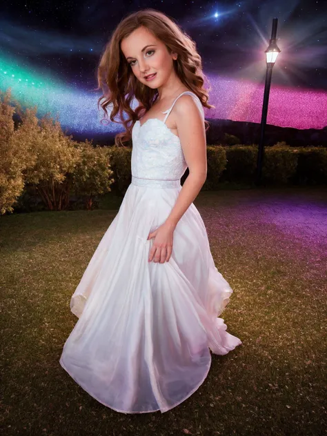 <lora:MarissaMae_SD15_v1.0:.9> MarissaMae maxi dress,
An intricate digital portrait infused with ethereal particle effects, light rays and aura-like glows. Rendered in full color and detailed brushwork style, featuring a demure blond character enveloped in wisps of cosmic stardust and nebulae. Dynamic lighting brings out subtle textures through subsurface scattering, illuminated against a backdrop of glimmering starfields and cosmically detailed landscapes. Rendered through imaginative experimentation with depth of field, wispy bokehs, motion blur, rule of thirds, and abstract digital illustration techniques that push the boundaries of creative expression. A one of a kind masterpiece brought to life through cutting edge digital media merged with the artistic mastery and visionary finesse of a modern digital Da Vinci.