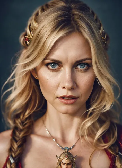 A stunning intricate full color portrait of (sks woman:1) as (viking warrior), (barbarian), epic character composition, by ilya kuvshinov, alessio albi, nina masic, sharp focus, natural lighting, subsurface scattering, f2, 35mm, film grain, <lora:locon_olivianewton_v1_from_v1_64_32:1.25>