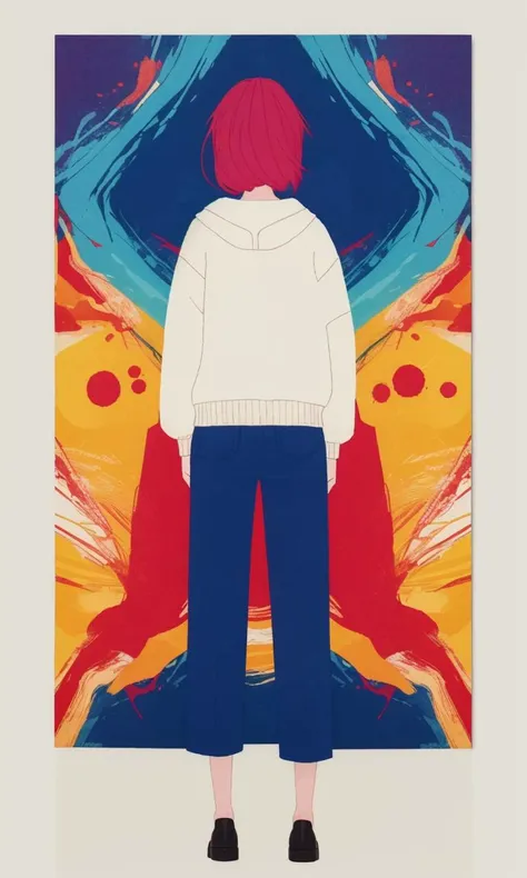spyxfamabs2023, 1 girl, uhd, 8k, best quality, masterpiece, abstract, illustration, paper cutout