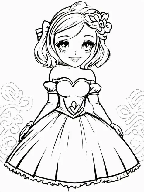 sketched sweetie cyanide, breasts, wedding dress, hair ornament, heart, mash kyrielight, large breasts, bare shoulders, flower, closed mouth, short hair, looking at viewer, off-shoulder dress, heart hands, hair over one eye, solo, dress, 1girl, smile, gloves, white gloves, cleavage, hair flower, collarbone, blush, off shoulder, white dress, <lora:Coloring_Pages__Dibujos_para_Colorear:1.2>
sketch, monochrome, minimalist, white background, high contrast, simplistic