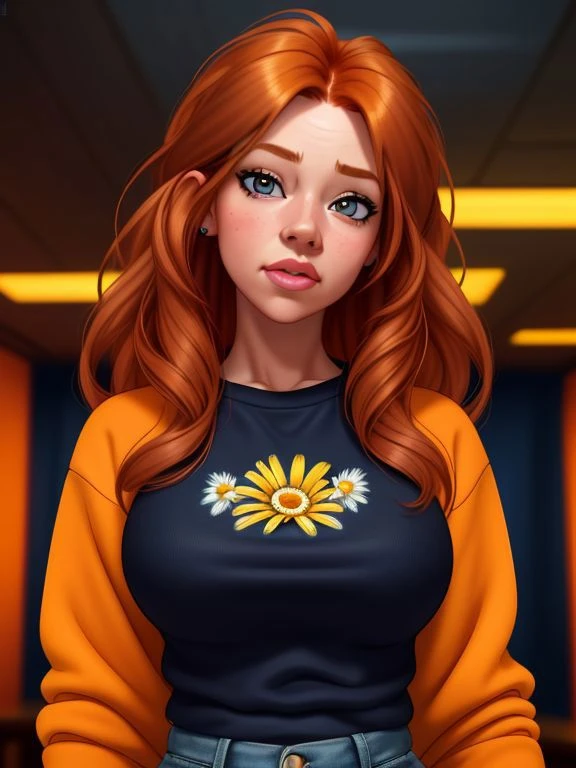 ((sfw)),, UHD, 8k, Ultra Detailed, cinematic portrait, thematic lighting,
Ginger haired woman MissaX, sweatshirt, daisy dukes, big eyes, happy <lora:Lora-MissaX:0.9>