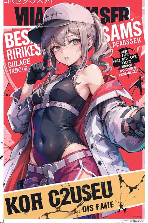 1girl,excellent lighting, sidelighting,(curvy:1.2),original outfit, 1girl, solo, shorts, gloves, baseball cap, pink shorts, fingerless gloves, jacket, navel, black gloves, breasts, looking at viewer, open clothes, long hair, short shorts, ponytail, bare shoulders <lora:AR57-pynoise-000008:1>(Highest picture quality), (Master's work), (Detailed eye description), (8K wallpaper),(Detailed face description),(flat color:1.3),(magazine_cover:1.4),(multicolored_background:1.3),striped_background,card_background,mixed-language_text,dvd_cover,cover page,looking at viewer,full body, industrial_pipe,rust,(warning sign:1.2), (caution tape:1.3), (expressionless),midriff,beautiful detailed collarbone,
((masterpiece)), (((best quality))),((beautiful detailed eyes)),(eyelash),1 girl,Shiny skin,oil,small breast,short hair,white hair,Dark eyes,Bloody Scar,Fallen Angel,Satan,Demon God,blood eyes,Bloody Body,extremely detailed CG unity 8k wallpaper,masterpiece, ((ultra-detailed)), ((illustration)),colorful,wallpaper,despair,Crying Dead,Rotten Corpses,Unknown terror,death,Pride,Wrath,Sloth,Greed,Envy,Gluttony,Lust,Wings of Six Fallen Angels,Unspeakable terror,black sun,black hole,Antireligious,cross,Do not touch,serious
,((best quality)),(((((masterpiece))))),Amazing,extremely detailed CG unity 8K wallpaper,highly detailed, finely detail,ultra detailed,(((doujinshi))),artbook,shining ,Delicate face,beautiful detailed sky,cinematic lighting,cinematic shadow,dramatic angle,depth of field,lens_flare,light_rays,light_particles