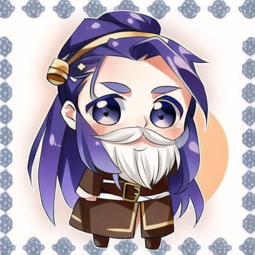 highly detailed chibi dwarf man with beard <lora:chibiStyle_v1:1.2>