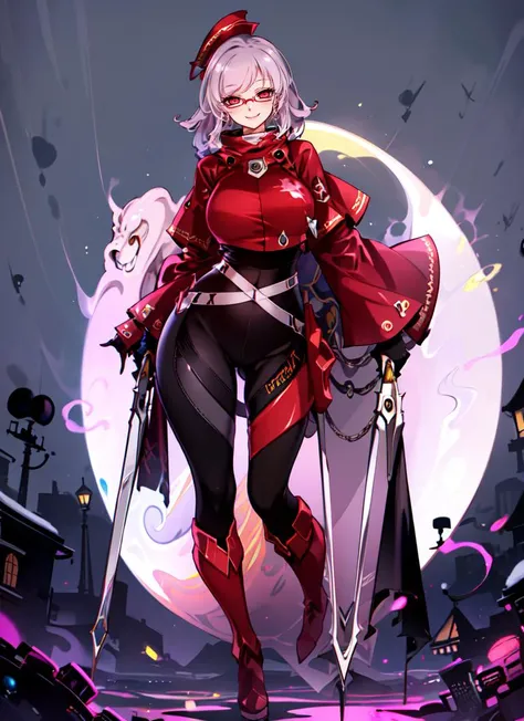 ((best quality)), ((highly detailed)), , (1girl), (glasses), full body, (((very wide shot))), ((leggings)), superhero, spandex bodysuit, skin tight clothes, long cape, gloves, knee boots, (flying), smile, (outdoors, in a mansion, afternoon, storm), <lora:raptor7:1>, raptor7