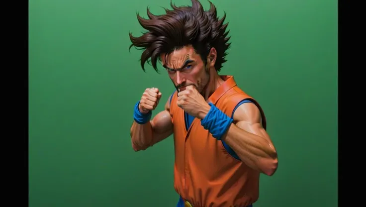 <lora:tydmsxl:0.8> tydms man, in goku costume ((comic book style)) <lora:ComicBookStyleSDXL:2> zipfile comi style, thick drawing lines, shaved beard
