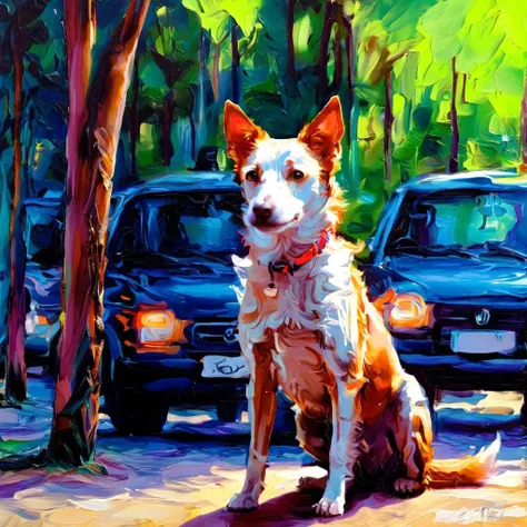 [art by Sudersan Pattnaik,art by Lesser Ury::14], Podengo Dog,  <lora:iris-xl:1.1>