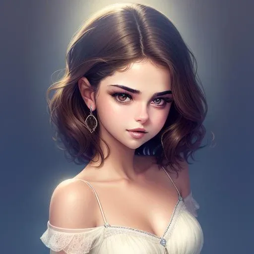 "prompt": "Describe the face of Selena Gomez.",
"context": "Selena Gomez's face is a radiant reflection of beauty and grace. She possesses captivating features that have captivated audiences around the world. Selena Gomez has a symmetrical and well-proportioned face that exudes elegance. Her eyes are captivating, often described as deep and expressive. They carry a warm and inviting gaze that draws people in. Selena Gomez's eyebrows are well-shaped and enhance the allure of her eyes. Her lips are naturally full and carry a gentle and enchanting smile. They are often adorned with a touch of gloss or color, accentuating their beauty. Her nose has a refined shape that complements the harmony of her facial structure. Selena Gomez's complexion is often described as flawless, with a glowing and luminous skin tone. Her face showcases a blend of soft and delicate features, adding to her timeless beauty. Selena Gomez's face is a true testament to her natural beauty and talent, captivating audiences with her captivating presence."